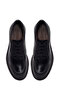 Men's Black Lace-Up Leather Casual Shoes Wm750019Df - 4