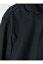 Black Hooded Boy's Coat - 3