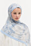 Atlantis Kraş Shawl - Blue - 3