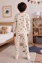 Boy's New Season Cotton Patterned Pajama Set Tkm1022 - 3