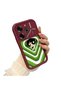 Tecno Pova 6 Compatible Case Camera Protective Cartoon Pattern Maroon Lover Couple Silicone Phone Case - 2