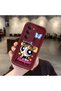 Redmi 15 5g Compatible Case Camera Protective Cartoon Pattern Maroon Lover Couple Silicone Phone Case