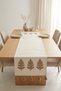 Tree of Life Embroidered Tassel Embroidered Cotton Runner Tablecloth 40X130 cm - 5