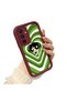 Samsung Galaxy A15 Compatible Case Camera Protective Cartoon Pattern Maroon Lover Couple Silicone Phone Case - 3