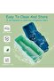 Silicone Ice Mold for 20-40oz Tumblers, Large Hollow Cylinder Ice Cube Tray with Lid, Easy Release Ice Maker for Stanley Cups, Coffee, Juice & Cocktails - 4