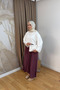 Molly Nelly Women's Loose Wide Leg Pants - 4
