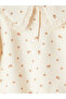 Lcw Kids Ecru 3 Thread Raster Patterned Girls' Sweatshirt W6Q508Z1-Lra |   Lcw - 3