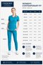 Ck140A Women's Scrubs Pants - Imported, 8 Pockets, Zipper Pocket Detail and Comfortable Doctor/Nurse Single Pants - 6