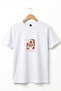 Internal Reflection Printed Minimalist Abstract Graphic Design 100% Cotton Basic T-Shirt