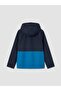Lcw Kids Navy Blue Hooded Boy's Coat - 2