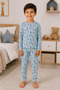 100% Cotton Unisex Children's Pajama Set – Long Sleeve - 2