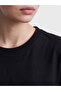 Two Mt Shop Quality Lcw Vision Black Combed Cotton Plain Standard & Regular Short Sleeve Women's T-Shirt - 3