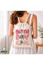 Bluey Drawstring Linen Bag C029