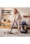 SF-2292 Wet & Dry Vacuum Cleaner 1800W, 15L Large Capacity, Stainless Steel Tank, Powerful Suction, Blower Function, Multi-Surface Cleaning, Portable Design with Wheels for Home, Office, Car a - 4