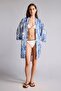Regular Fit Patterned Belted Kimono D0453Ax26Sp - 2