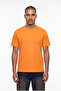 Men's Basic Relaxed Thin Cotton T-Shirt Orange - 3