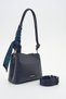 Benetton Women's Shoulder Bag Dark Blue Bnt1947 - 3