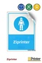 Wear Protective Overalls! Isg Warning Sign Sticker 70X100 cm