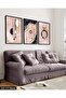 Watercolor Look Abstract Art 3 Piece Wooden Framed Painting Act