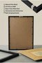 Ayetel Kursi and Surah Fatiha Written Double Wooden Table Sign - Black Wooden Framed Table Sign for Home and Business - 5