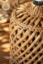Cross Cut Design Hand Knitted Straw Bottle Cover 19 Lt - 4