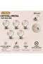 Luxury Crystal Transparent Premium Single Hole Single Screw Furniture Handle – Modern Transparent Drawer Cabinet Handle Stylish Design Handle - 2