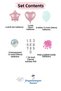 Silver Number 6 Age Balloon Set White Balloon Pink Heart Star Confetti Birthday & Special Day Decoration - 2