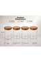 4-Piece Acrylic Bathroom Organizer Set with Wooden Covers - 3