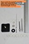 Clock Mechanism, Silent Wall Clock Mechanism, 22 mm Shaft, Scorpion-Minute-Second-(Without Hanger) Short - 2