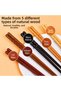 5 Pairs Natural Wood Japanese Chopsticks Set 22.4cm Non-Slip Hand Carved Chopstick Set with Box - 2