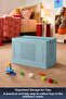 "Medium" Portable Organizer Box 30 Lt with Lid, Foldable, Stackable Multi-Purpose Storage Bin - 4