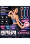 Silicone Yoga Resistance Band 45X3.5 cm |   Exercise Stretching Band |   Back Waist Arm Shoulder Chest Leg Pilates