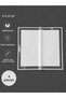 Transparent Border White Framed Bouquet Wrapping Paper 57X57 cm Flower Wrapping and Packaging 4 Pieces - 3