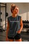 Let Me Overthink Printed Women's Regular Fit Crewneck Sports Sleeveless T-Shirt