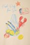 Taş Marin Printed Oversize Fit Crop Boy Large Size T-Shirt Tbbss26Bf00041 - 6