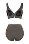 Khaki Bralette Covered High Waist Hipster Bikini Set Tbess26Bt00192 - 5