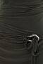 Khaki Plain Bodycon Degaje Collar Sleeveless Accessory Detail Midi Stretchy Knitted Dress Twoss26El00363 - 6
