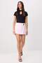 Pink Accessory Detailed Woven Short Skirt Twoaw26Sr00062