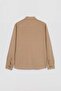 Camel Normal Kalıp/Regular Fit Nefes Alan Kırışmaz Erkek Gömlek TMNSS26GO00044 - 6