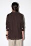 Brown Comfortable Fit Sequined Long Shirt Tdrss26Go00091 - 3