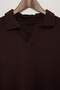 Kahverengi Regular/Normal Kesim Yumuşak Dokulu İnterlok Polo Yaka T-shirt TMNSS26PO00034 - 5
