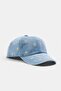 Light Blue Denim Floral Embroidered Women's Hat Takss26Sp00017 - 2