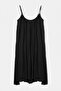 Black Adjustable Strap Comfortable Cut Lined Dress Tdrss26El00127 - 6