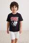 Black Boy's Mickey Mouse Licensed Printed Knitted T-Shirt Tkdss26Ts00043 - 4