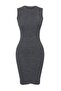 Antrasit Mini Triko Bolero-Elbise Takım TWOAW25EL00056 - 8