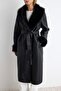Black Regular Coat Twoaw27Kb00015 - 4