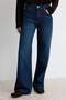 Premium Koyu Mavi Tencel Karışımlı Normal Bel Wide Leg Geniş Paça Jeans TWOAW27JE00064 - 3