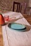 Set of 2 Reactive Glazed Oval Presentation Plates 24 cm Tphaw27Tbk00002 - 2