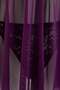 Plum Thin Straps Ruffle Detailed Ruched Tulle Knitted Fancy Nightgown/Babydoll Thmaw27Ll00016 - 6