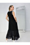 Women's Skirt Chiffon Ribbed Sleeveless Dress - 5